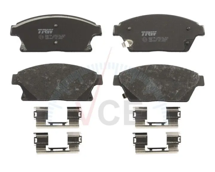 Фото 1 - Комплект тормозных колодок, дисковый тормоз TRW GDB1847 Комплект тормозных колодок, дисковый тормоз TRW GDB1847 (фото 1)