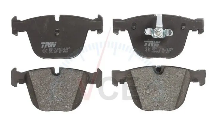 Фото 1 - Комплект тормозных колодок, дисковый тормоз TRW GDB1857 Комплект тормозных колодок, дисковый тормоз TRW GDB1857 (фото 1)