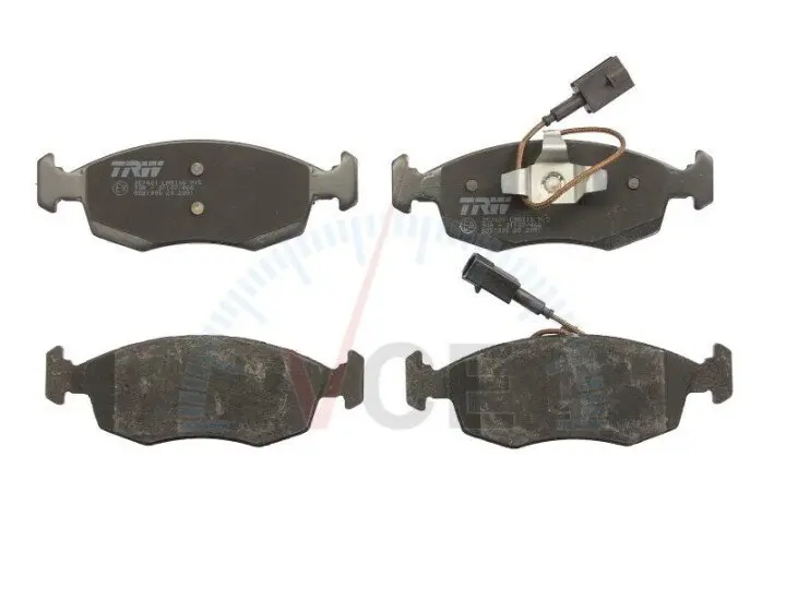 Фото 1 - Комплект тормозных колодок, дисковый тормоз TRW GDB1900 Комплект тормозных колодок, дисковый тормоз TRW GDB1900 (фото 1)