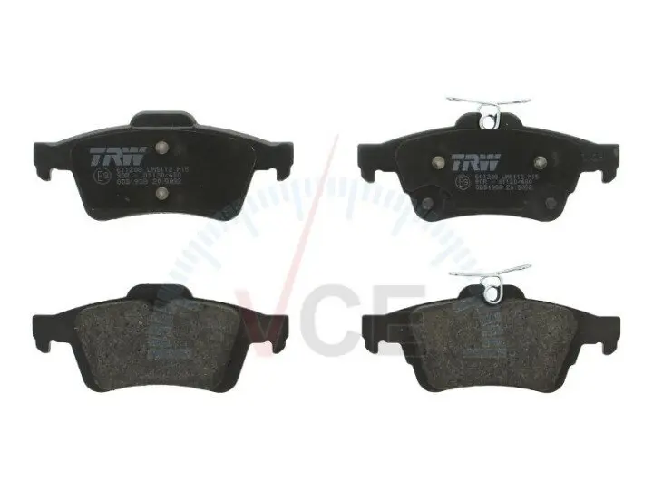 Комплект тормозных колодок, дисковый тормоз TRW GDB1938 (фото 1)