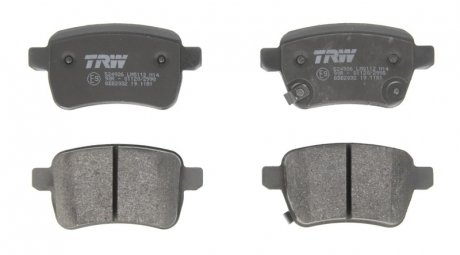 Комплект тормозных колодок, дисковый тормоз TRW GDB2032