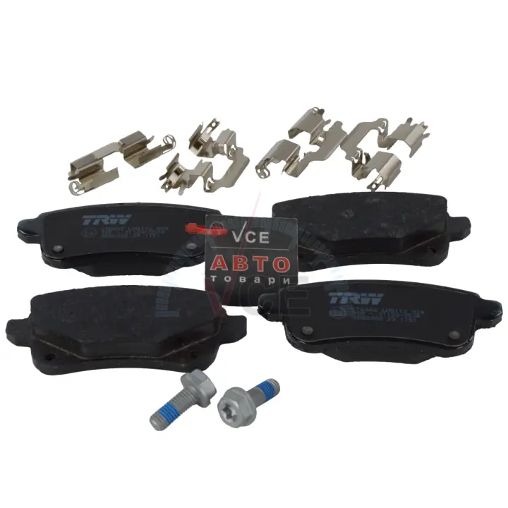 Комплект тормозных колодок, дисковый тормоз TRW GDB2082 (фото 1)
