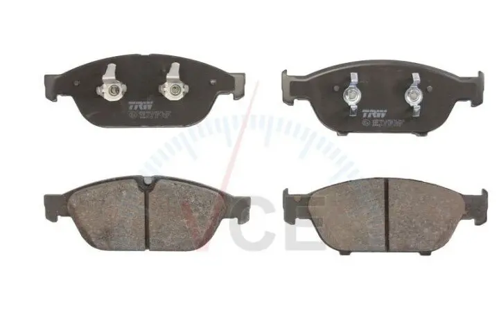 Комплект тормозных колодок, дисковый тормоз TRW GDB2113 (фото 1)