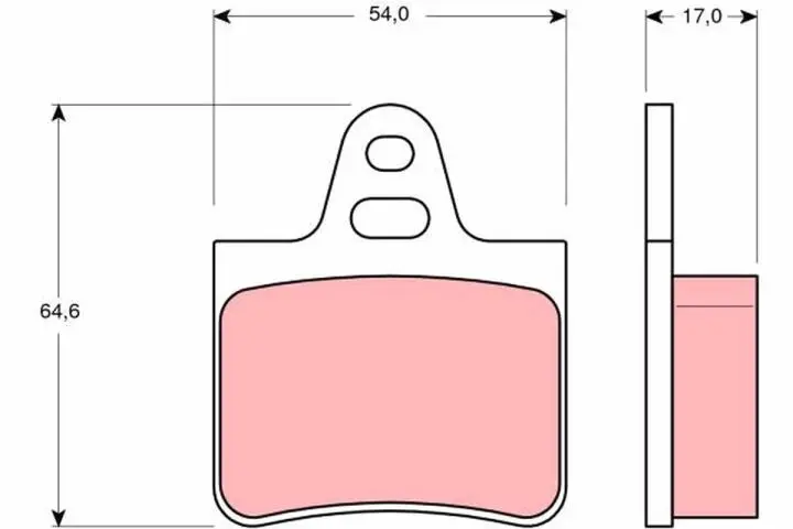 Тормозные колодки TRW GDB263 (фото 1)