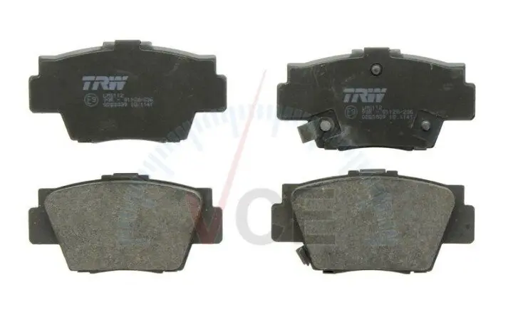 Комплект тормозных колодок, дисковый тормоз TRW GDB3039 (фото 1)