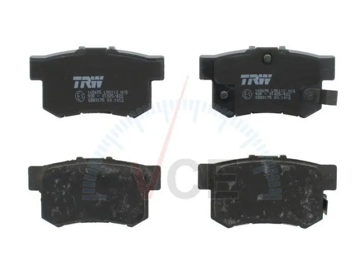 Фото 1 - Комплект тормозных колодок, дисковый тормоз TRW GDB3175 Комплект тормозных колодок, дисковый тормоз TRW GDB3175 (фото 1)