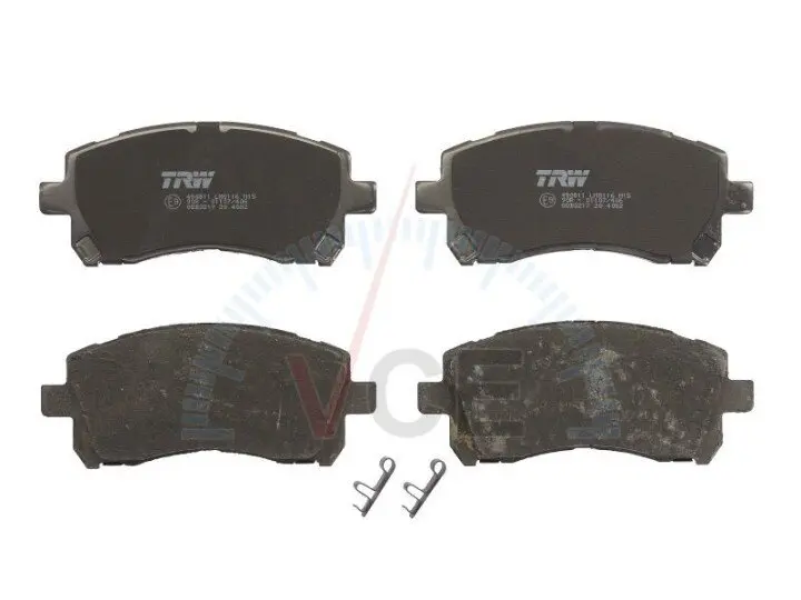 Комплект тормозных колодок, дисковый тормоз TRW GDB3217 (фото 1)