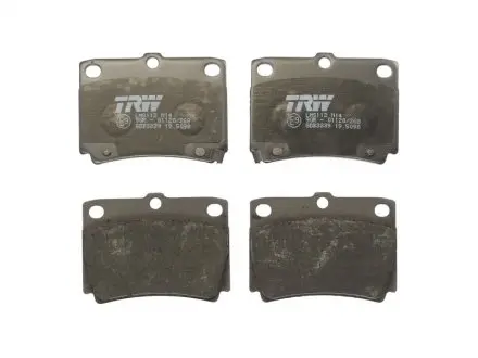 Комплект тормозных колодок, дисковый тормоз TRW GDB3239