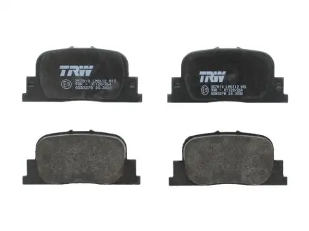 Комплект тормозных колодок, дисковый тормоз TRW GDB3278