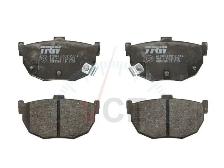 Комплект тормозных колодок, дисковый тормоз TRW GDB3368 (фото 1)