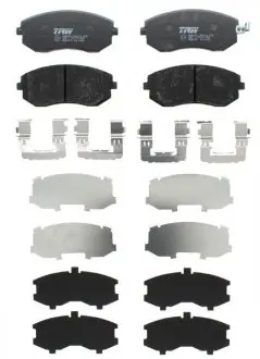 Комплект тормозных колодок, дисковый тормоз TRW GDB3371