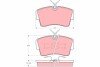 Комплект гальмівних колодок, дискове гальмо TRW GDB339 (фото 1)