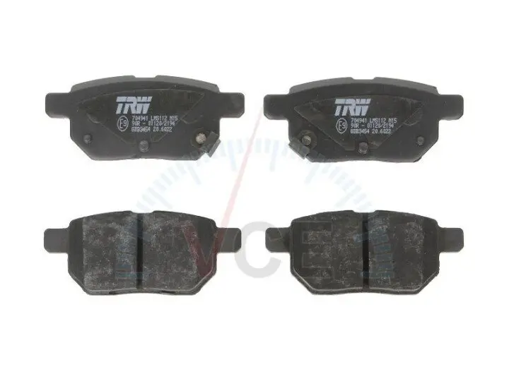 Комплект тормозных колодок, дисковый тормоз TRW GDB3454 (фото 1)