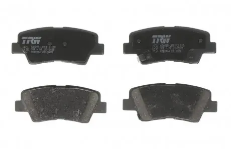 Комплект тормозных колодок, дисковый тормоз TRW GDB3494