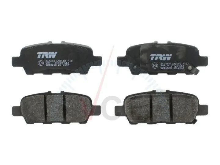 Фото 1 - Колодки зад. NISSAN QASHQAI II/ Rogue / X-Trail TRW GDB3508 Колодки зад. NISSAN QASHQAI II/ Rogue / X-Trail TRW GDB3508 (фото 1)
