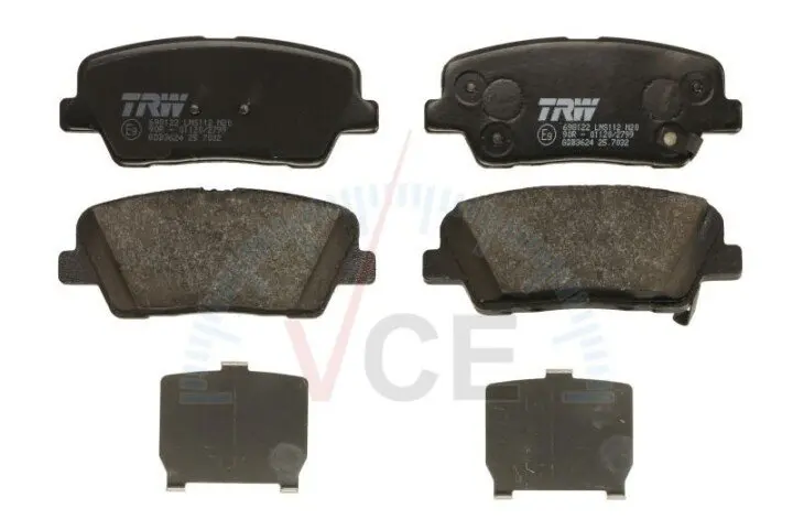 Фото 1 - Тормозные колодки TRW GDB3624 Тормозные колодки TRW GDB3624 (фото 1)