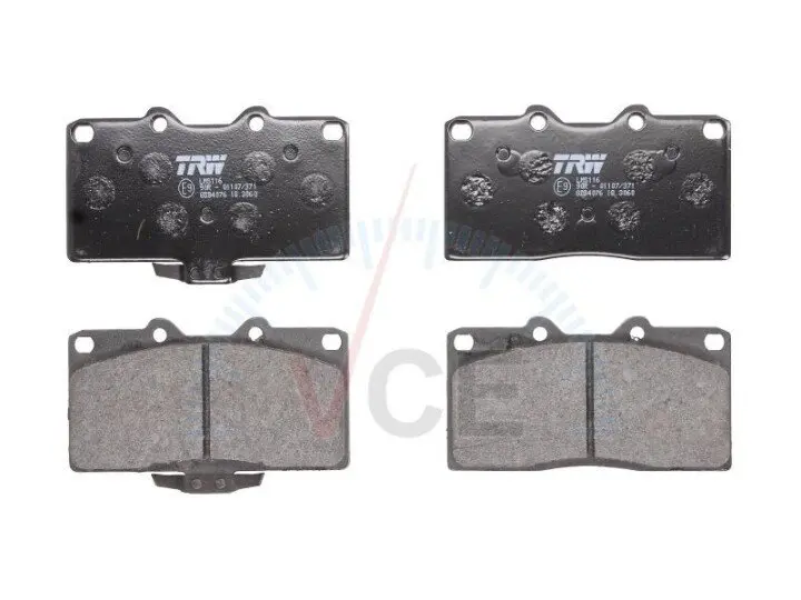 Фото 1 - Комплект тормозных колодок, дисковый тормоз TRW GDB4076 Комплект тормозных колодок, дисковый тормоз TRW GDB4076 (фото 1)