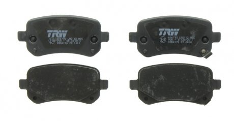 Комплект тормозных колодок, дисковый тормоз TRW GDB4176