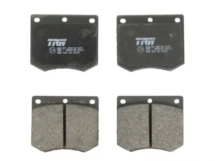 Комплект тормозных колодок, дисковый тормоз TRW GDB660