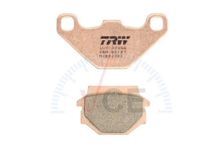 Комплект тормозных колодок, дисковый тормоз TRW MCB523SI (фото 1)