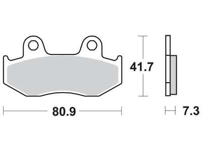 Тормозные колодки TRW MCB534