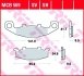 Комплект гальмівних колодок, дискове гальмо TRW MCB569 (фото 1)