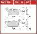 Комплект гальмівних колодок, дискове гальмо TRW MCB575 (фото 1)