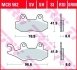 Комплект гальмівних колодок, дискове гальмо TRW MCB582 (фото 2)