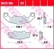 Комплект тормозных колодок, дисковый тормоз TRW MCB586 (фото 2)