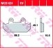 Комплект гальмівних колодок, дискове гальмо TRW MCB624 (фото 2)