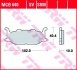 Комплект тормозных колодок, дисковый тормоз TRW MCB640 (фото 2)