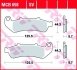 Комплект тормозных колодок, дисковый тормоз TRW MCB658 (фото 2)