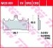 Комплект гальмівних колодок, дискове гальмо TRW MCB659SV (фото 1)