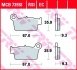 Комплект гальмівних колодок, дискове гальмо TRW MCB739RSI (фото 2)