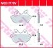 Комплект гальмівних колодок, дискове гальмо TRW MCB777SV (фото 1)