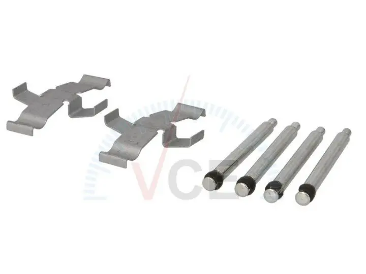 Фото 1 - Комплектуючі, колодки дискового гальма TRW PFK198 Комплектуючі, колодки дискового гальма TRW PFK198 (фото 1)