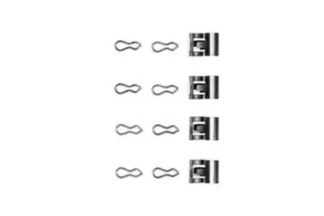 Тормозные колодки (монтажный набор) TRW PFK213