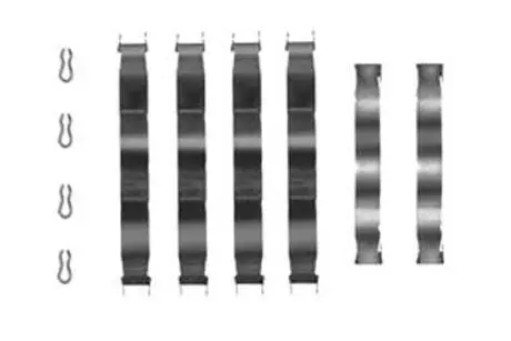 Тормозные колодки (монтажный набор) TRW PFK66