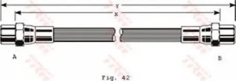 Тормозной шланг TRW PHA106