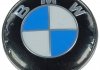 Эмблема на капот и багажник BMW 78мм (синяя) ТУРЦИЯ 51141970248 (фото 2)