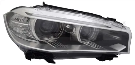 Фара (D3S-LED, електричний, з двигуном) BMW X5 F15, F85 07.13-06.18 TYC 2016553069