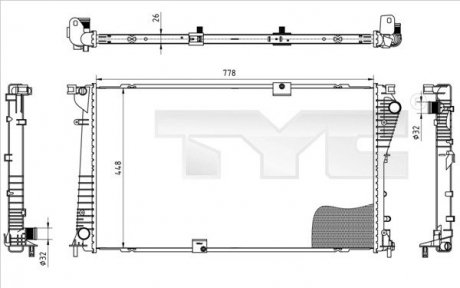 Інтеркулер TYC 725-0045