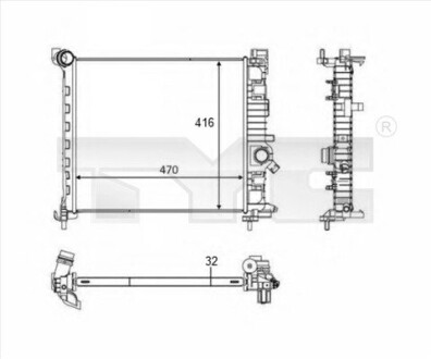 Интеркуллер TYC 725-0050-R