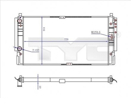 Інтеркулер TYC 737-0068-R