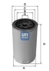 Фільтр оливи UFI 23.110.02 (фото 1)