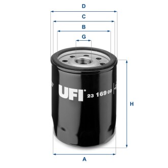 Масляный фильтр UFI 23.169.00