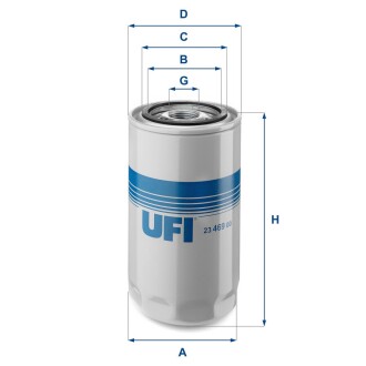 Масляный фильтр UFI 23.469.00