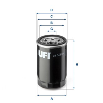 Масляний фільтр UFI 23.596.00