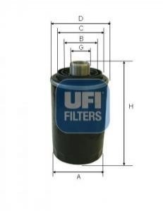 Масляний фільтр UFI 23.597.00