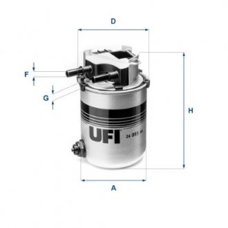 Топливный фильтр UFI 24.095.04